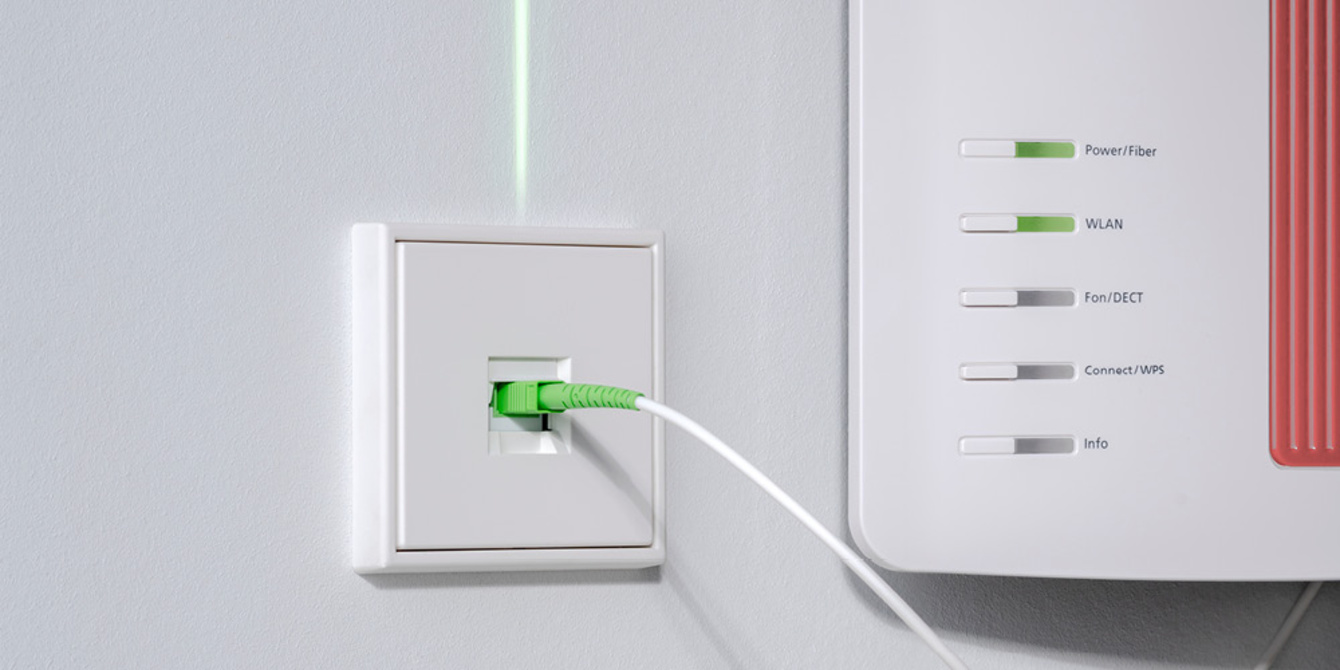 Die neuen Glasfaser-Anschlussdosen bei Elektro-Service Patrick Blümbott in Birkenheide